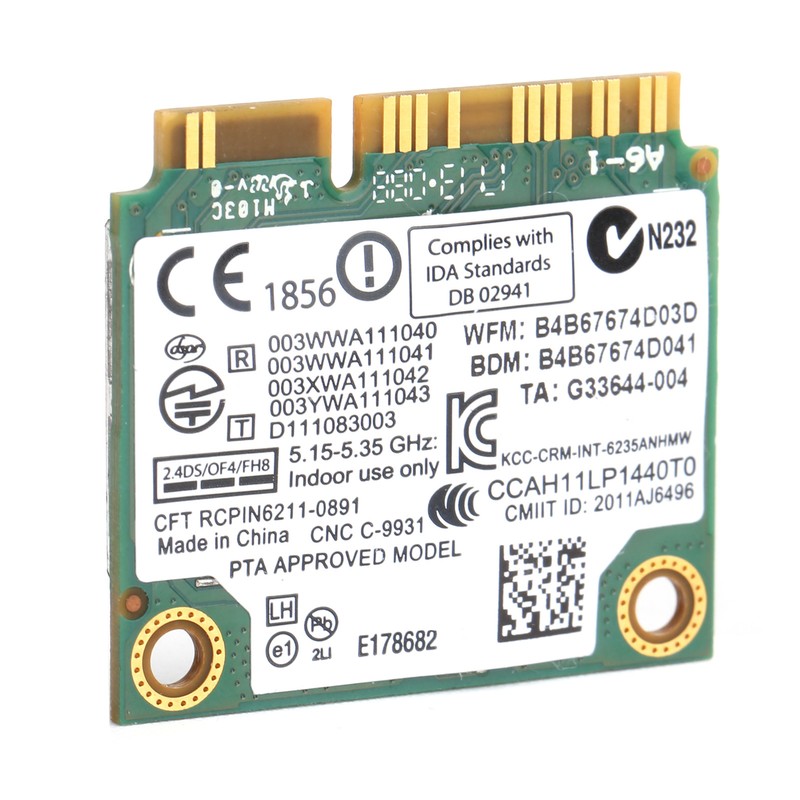Wireless Network Card DualBand Wifi Adapter 6235 anhmw/for Intel Centrino