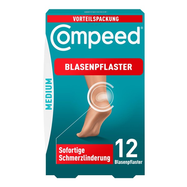 Compeed Compeed Blasenpflaster Medium Vorteilspack - Hydrokolloid-Pflaster gegen Blasen an