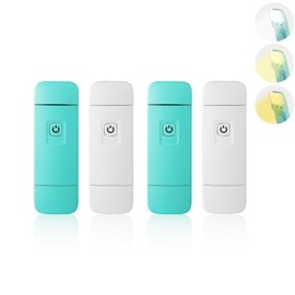 KunHe 4 Pack USB Rechargeable Reading Lights,Book Reading Light Bulk,Book Lights for Reading at Night,Reading Accessories Perfect for Kids,Bookworms,Clip-on Book Lamps,Portable,Adjustable