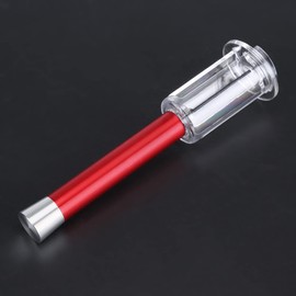 Pneumatic Corkscrew,Cork Popper,Air Pressure Cork Screw Bottle Opener Easy Air Pump Pressure Red Wine Bottle Opener Cork Remover Corkscrew Tools Black (red)