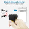 NetumScan Bluetooth Ring 1D 2D QR Barcode Scanner, Portable Mini