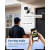 Dygoophy® 4 K Dual Lens Security Camera Outdoor, Surveillance Camera,