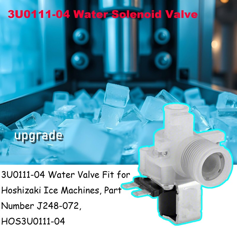 Upgrade 3U0111-04 Water Valve Fit for Hoshizaki Ice Machines