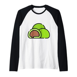 Really Like Mochi Sweet New Year Dessert Raglan Baseball Tee