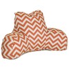 Majestic Home Goods Chevron Reading Pillow, Burnt Orange