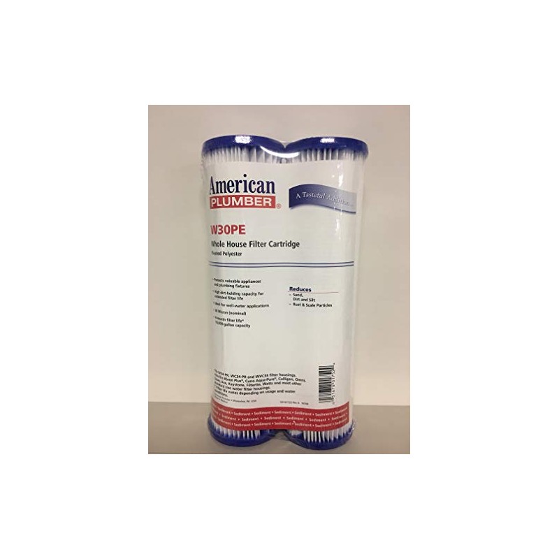 American Plumber W30PE Whole House Sediment Filter Cartridge (2-Pack)