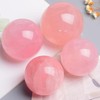 Pink Crystal Ball 2 Inch Natural Rose Quartz Sphere Ball