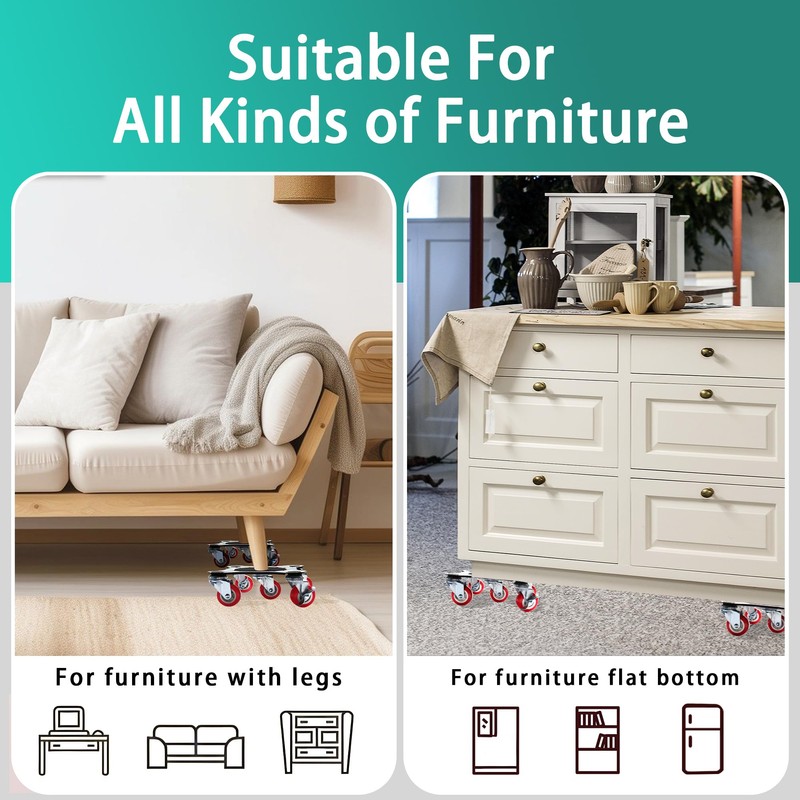SAPITER XXL Furniture Movers with 5 Wheels - Enhanced Furniture