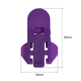 uxcell Manual Easy Can Opener, 3pcs - Plastic Beverage Can Covers Lids Protector, Bottle Opener for Soda, Beer, Drink (Purple)