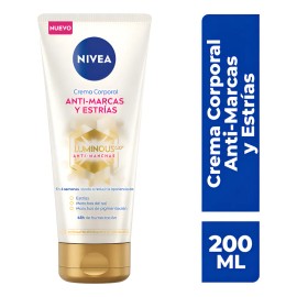 Nivea Crema Corporal Luminous630 Anti-estrías 200 Ml Neutra