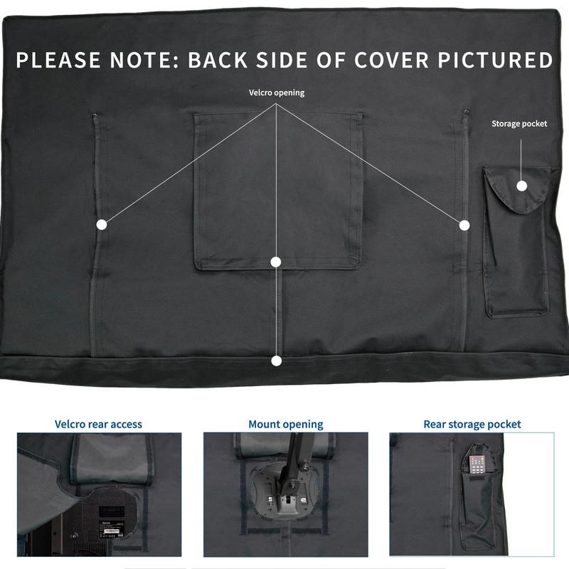 VIVO COVER-TV030B 30" to 32" Universal Outdoor TV Cover Weatherproof
