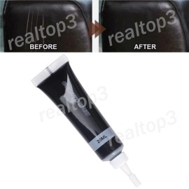 realtop3 Advanced Leather Repair Filler Leather Repair Patch Black For Car Seat Sofa 20ml