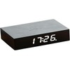 Gingko Design G003B10 Alarm Clock, Wood, Black, One Size