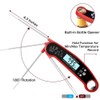Cooking Thermometer,IP67 Waterproof Digital Meat Thermometer with Backlight, Calibration &