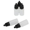 KEILEOHO 200 PCS 10ml Black Empty Dropper Bottles, Eye Empty