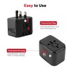 ADAGIO All in One Universal Travel Adapter, International Travel Plug