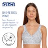SUSA Women's Damen kompakter Funktions-BH ohne Bügel Wireless Bra, Grey