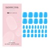 Dashing Diva Glaze Pedicure Nail Strip Set - Blue Spirulina