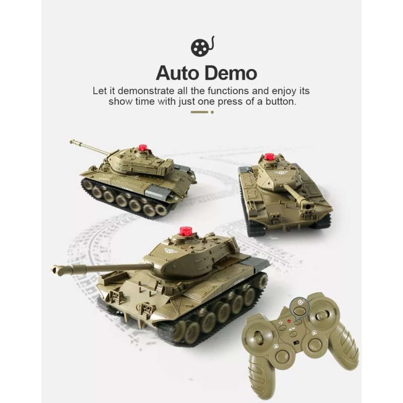 JJRC Tanque De Control Remoto Combate Rc Detallado Inteligente