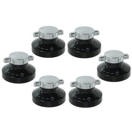 First4spares Gas Control Knobs for Diplomat Ovens/Cookers/Hobs (Pack of 6)