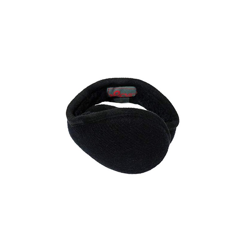 180s Men's American Wool Behind-the-Head Ear Warmer (Brown Tweed)