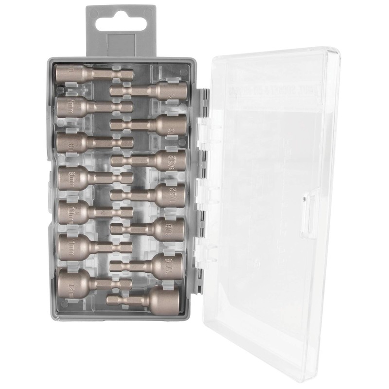 Performance Tool W9049 Magnetic Hex Nut Driver Master Kit, Cr-V