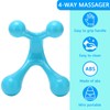 XMYCYuChen One Piece Comfortable 4 Point Massager Small Portable Point