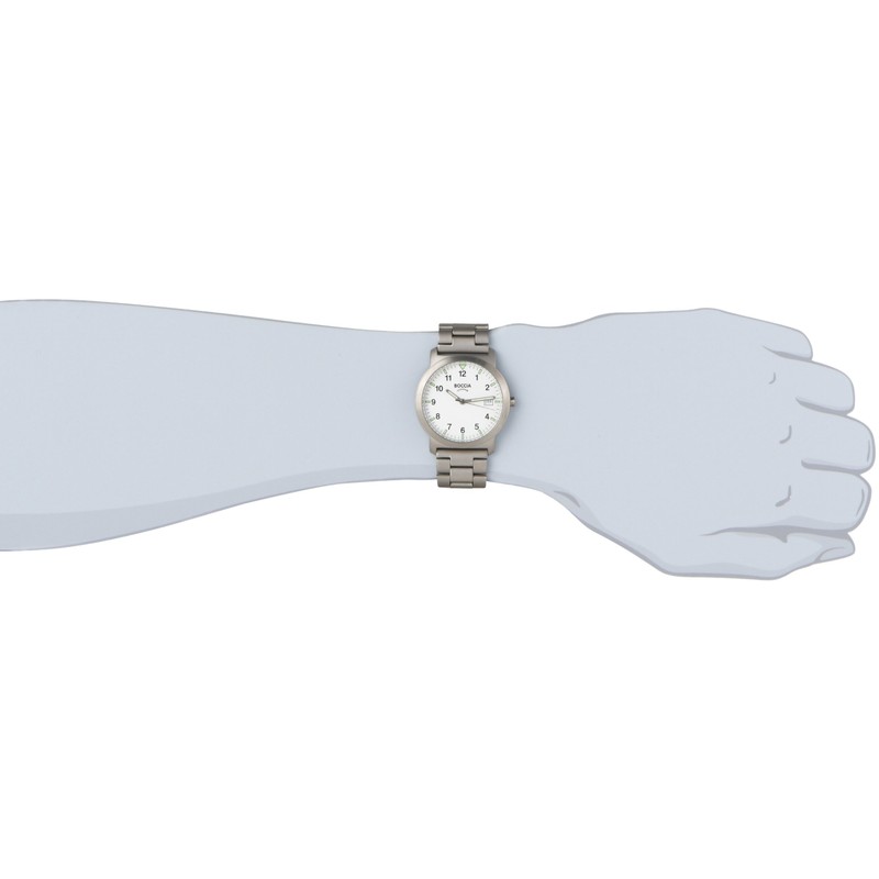 Boccia Men's Analogue Quartz Watch with Titanium Bracelet – 3545-01
