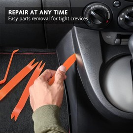 4Pcs Trim Removal Tools, Car Trim Removal Pry Tool,Trim Removal Tool Kit for Car Panel Dash Radio Interior AccessoriesSet,Auto Plastic Removal Pry Tools,Car Panel Dash Accessories Removal Tool Kit