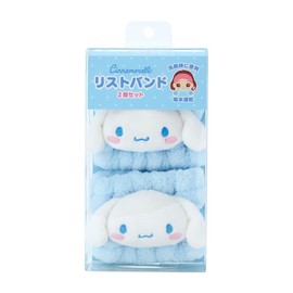 Sanrio 490369 Cinnamoroll Character Wristband Set of 2 Facial Cleansing Microfiber Water Absorbent Cinnamoroll
