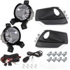 munirater 1 Pair of Clear Lens Fog Lights Assembly +