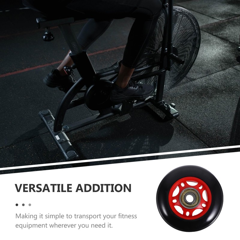 Sosoport 4pcs Roller Universal Exercise Roller Rowing Machine Seats Exercise