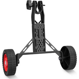 Adjustable String Trimmer Support Wheel Attachment,Upgrade Design Lawn Mower Auxiliary Wheels Suitable for Most mowers Shaft Tubes of 25mm/26mm and 28mm (Black)1