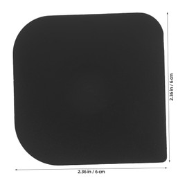 ULTECHNOVO 8pcs Kitchen Scraper Tool for Effortless Cleaning of Cast Iron Cookware Ergonomic Design and Stable for Baking and Cooking Black