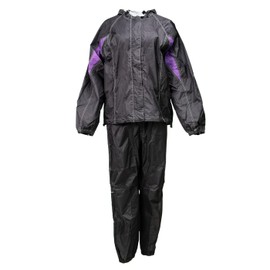 Milwaukee Leather Women's Motorcycle Hooded Water-Resistant Rain Suit for Outdoors - 2X-Large
