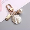 Txuolin Gold Pendant Handbag Rhinestones Keychain Keyring Shell Purse Charm