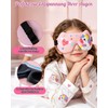 Children's Sleeping Mask, Pack of 2, 3D Sleeping Mask with