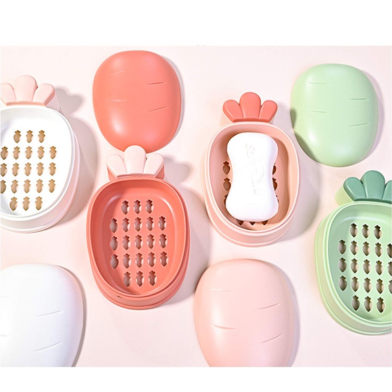 Angelkiss Soap Box Travel Soap Dish Set of 4