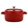G.E.T. CA-002-RW/CC Heiss® Energy-Efficient Cast Aluminum Mini Dutch Oven with