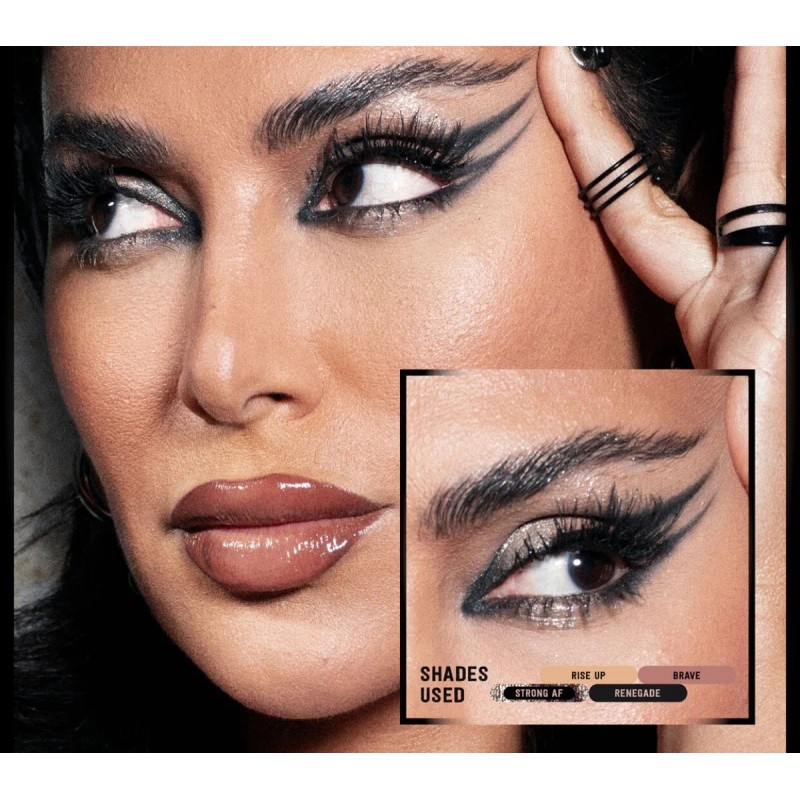 Paleta Huda Beauty Pretty Grunge, Color Multicolor Multi