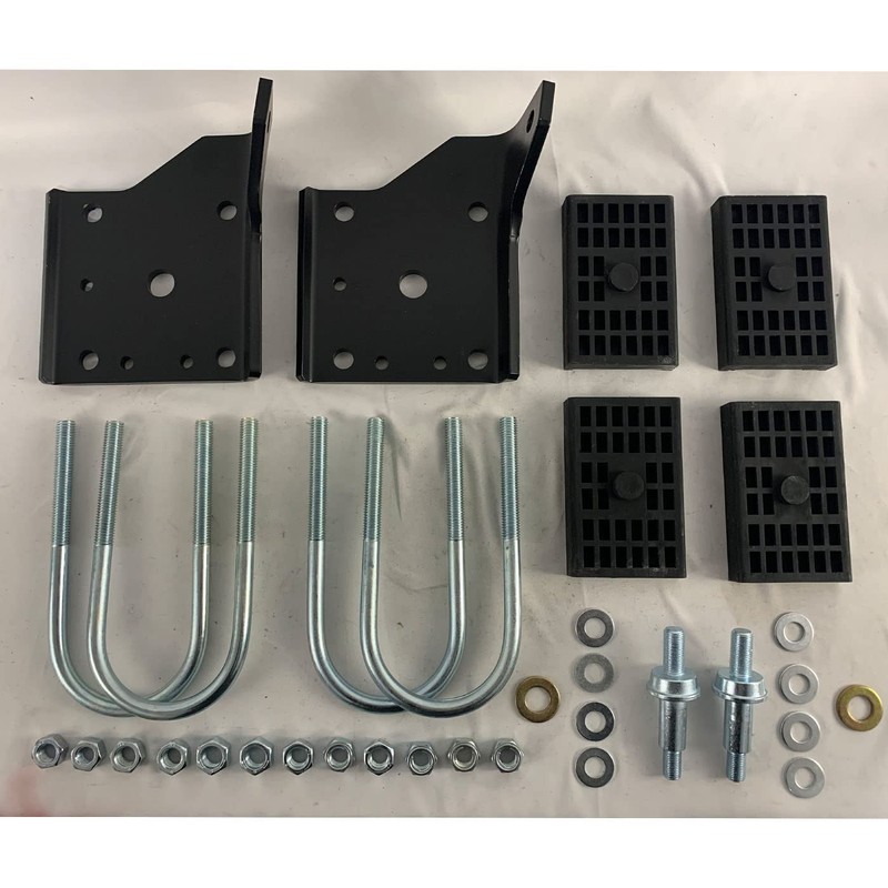 BST BSSP Multi Leaf Spring Shock Plate Kit w/U-Bolts Studs