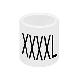 SSWBasics Hi-Rise Hanger Markers - 4XL- Pack of 50- Hanger Tags for Retail - Hanger Labels for Clothing Racks - Durable Hanger Size Markers - Organize and Identify Clothing Sizes Easily