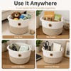 2 PCS Dog Toy Basket, Adorable Dog Toy Box for
