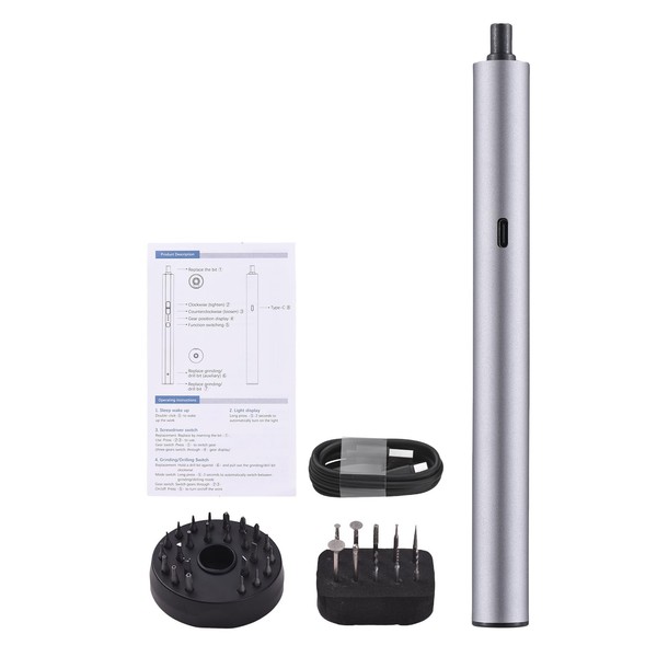 Precision Electric Screwdriver Kit, Mini Cordless Electric Rotary Drill Tool