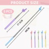 KLINNA 5 Pcs Pointer Stick Extendable Macaron Colour, Telescopic Teacher