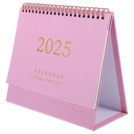 Operitacx Small Desk Calendar 2024-2025, Standing Foldable July 2024 to December 2025, 18 Month Calendar, Academic Desk Calendar for Home Office Supplies