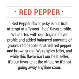 Lucky Beef Jerky Red Pepper Slab, 3 oz