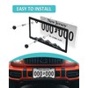 NJNYLLC Mountain License Plate Frames - Plastic Car Tag Holders