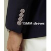 14Pieces Black Gold Metal Blazer Buttons 20MM 15MM Set for