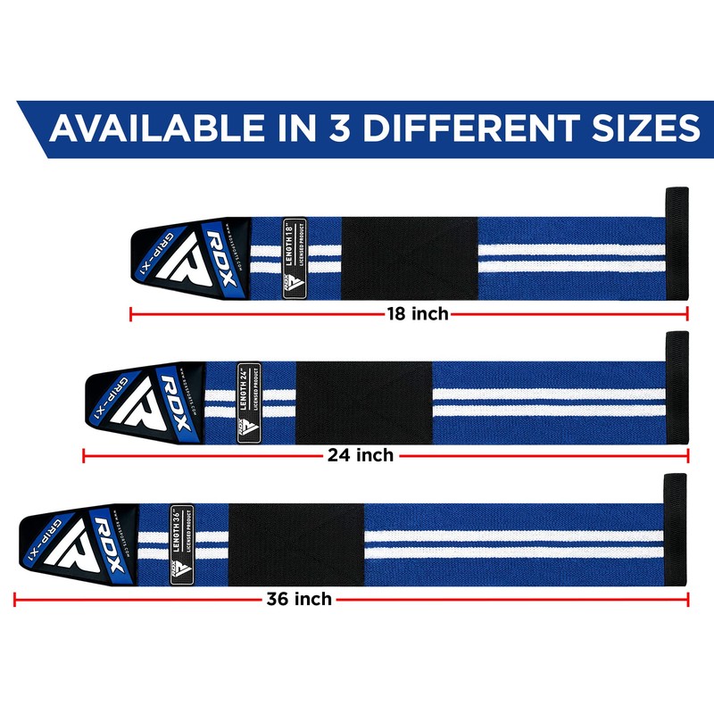 RDX Weight Lifting Wrist Support Wraps, Elasticated Straps for Strength